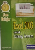Excel 2003 Untuk Orang Awam