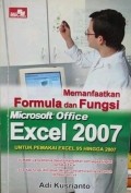 Memanfaatkan Formula dan Fungsi Microsoft Office Excel 2007